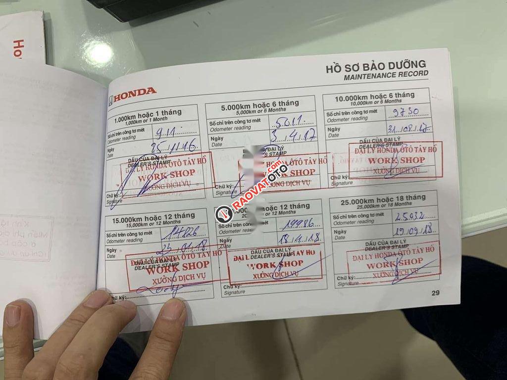 Bán Honda City CVT sản xuất 2016, màu trắng, giá 486tr-10