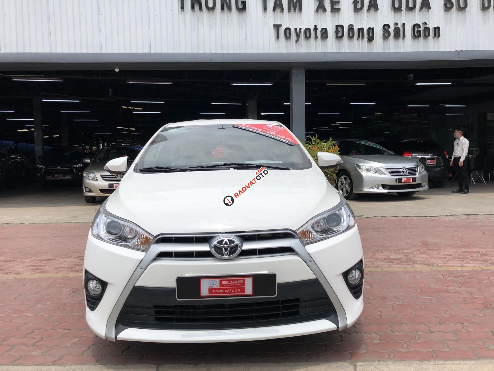 Bán Toyota Yaris G sản xuất 2016, màu trắng, nhập khẩu nguyên chiếc, giá tốt-11