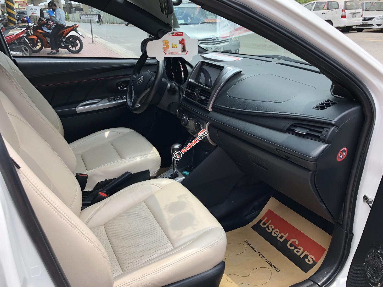 Bán Toyota Yaris G sản xuất 2016, màu trắng, nhập khẩu nguyên chiếc, giá tốt-5