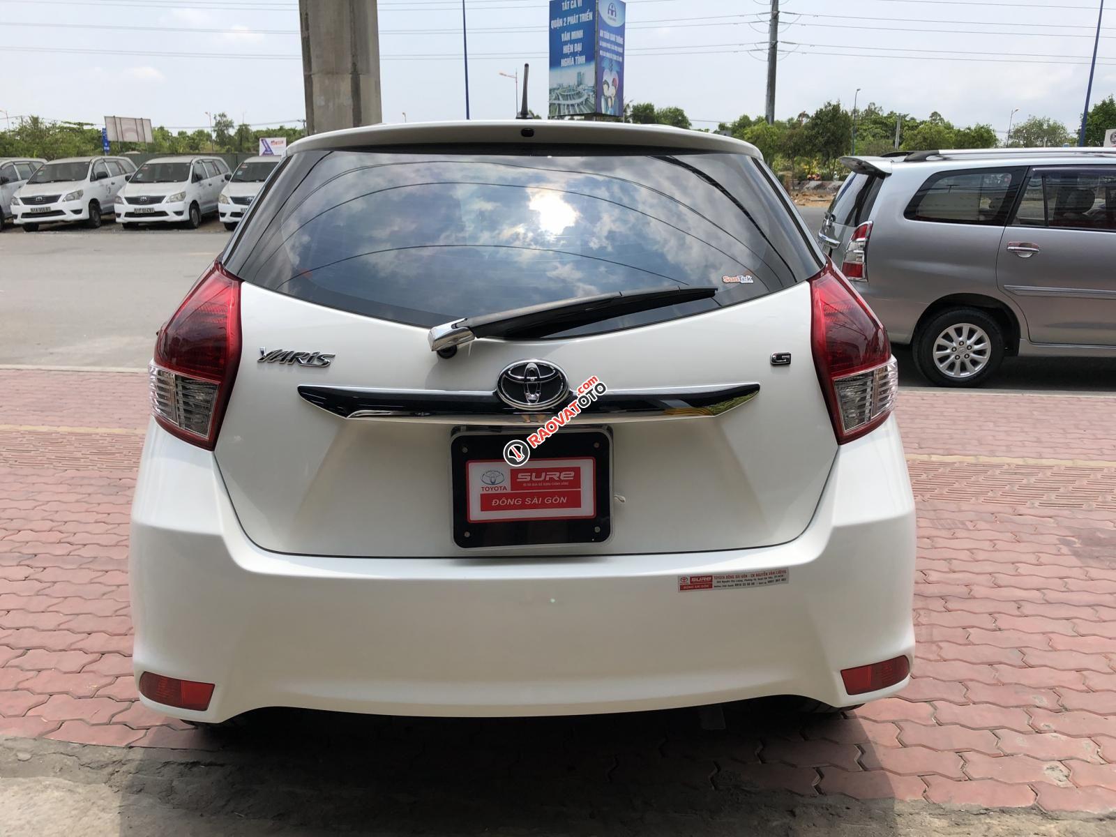 Bán Toyota Yaris G sản xuất 2016, màu trắng, nhập khẩu nguyên chiếc, giá tốt-6