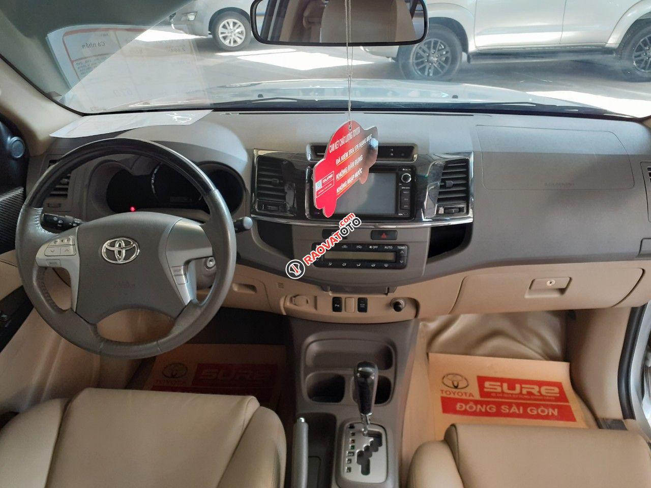 Bán giá thấp với chiếc Toyota Fortuner 2.7V đời 2013, màu bạc, giao nhanh-5