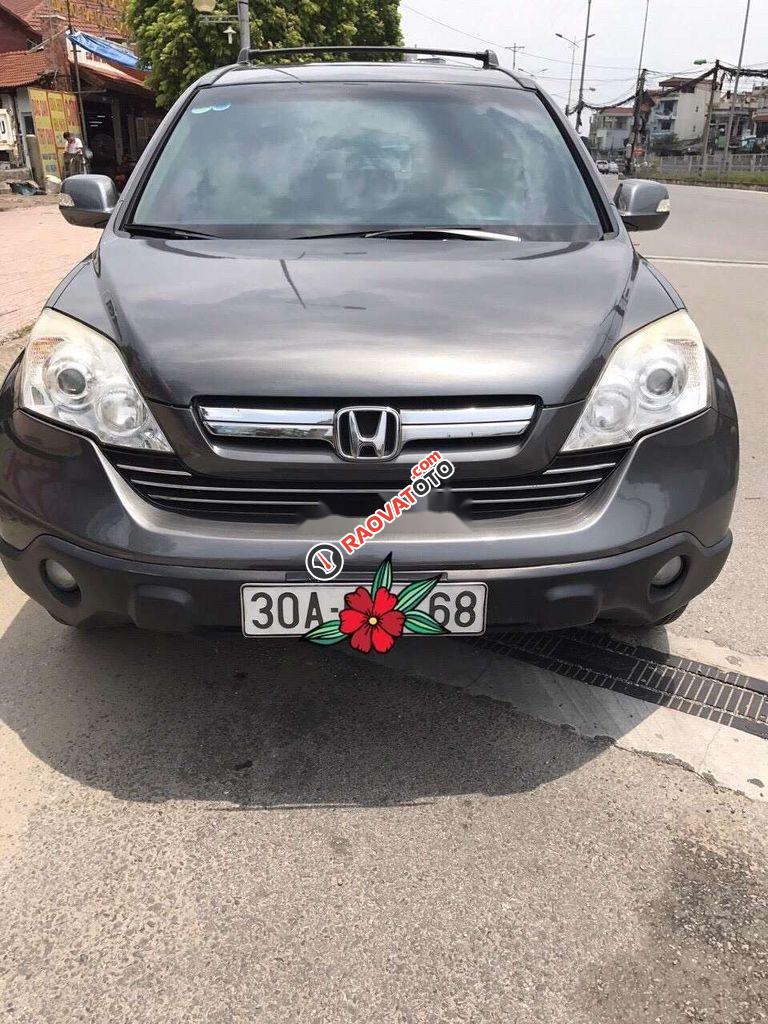 Bán Honda CR V đời 2009, màu xám, 445tr-1