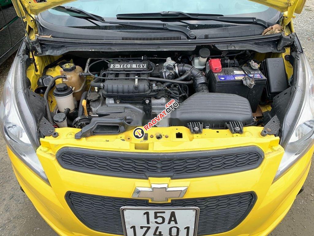 Bán Chevrolet Spark đời 2015, màu vàng, số sàn, giá chỉ 169 triệu-9
