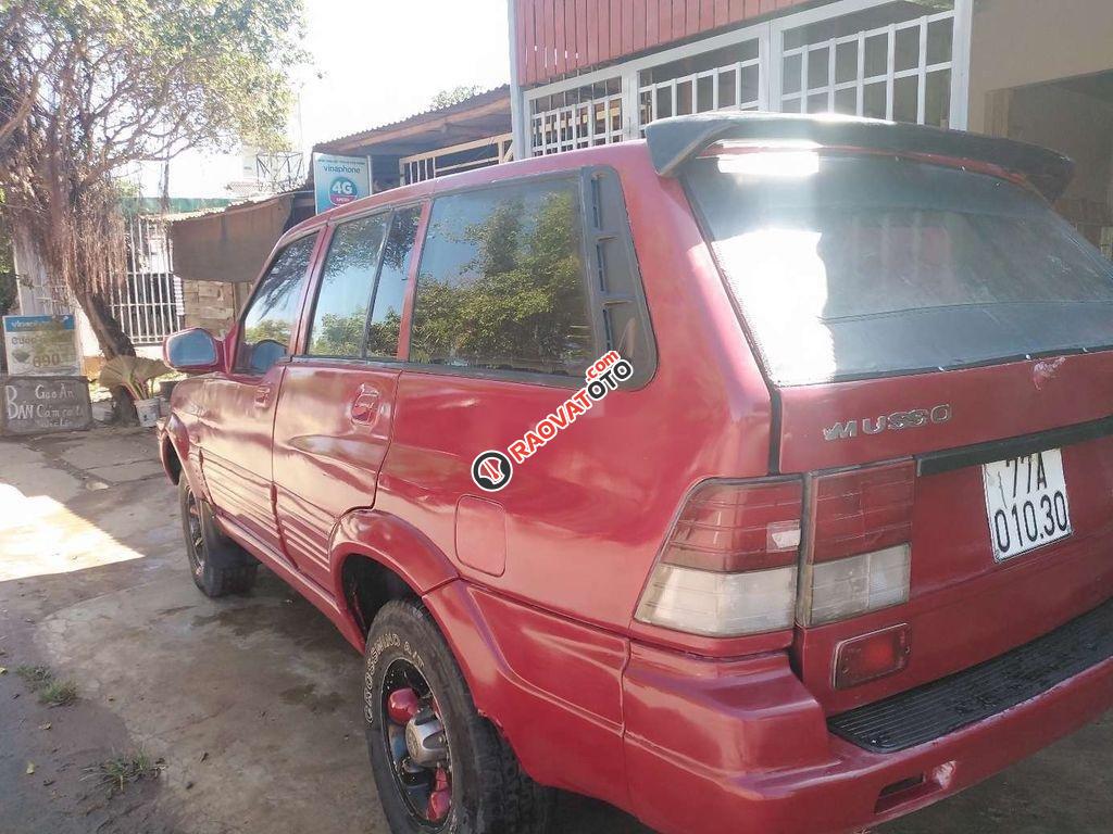 Cần bán lại xe Ssangyong Musso năm sản xuất 1998, màu đỏ-4