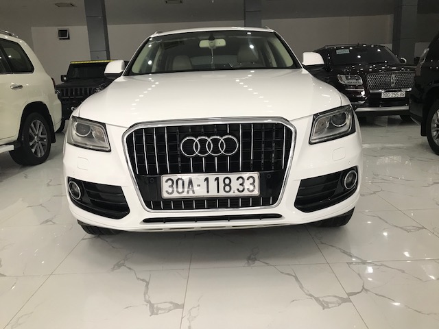 Bán xe Audi Q5 đời 2014, màu trắng, nhập khẩu, giá tốt-0