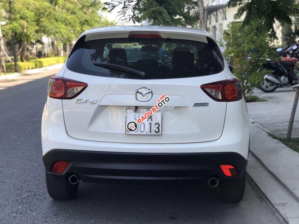 Bán Mazda CX 5 sản xuất 2014, màu trắng, xe gia đình-8
