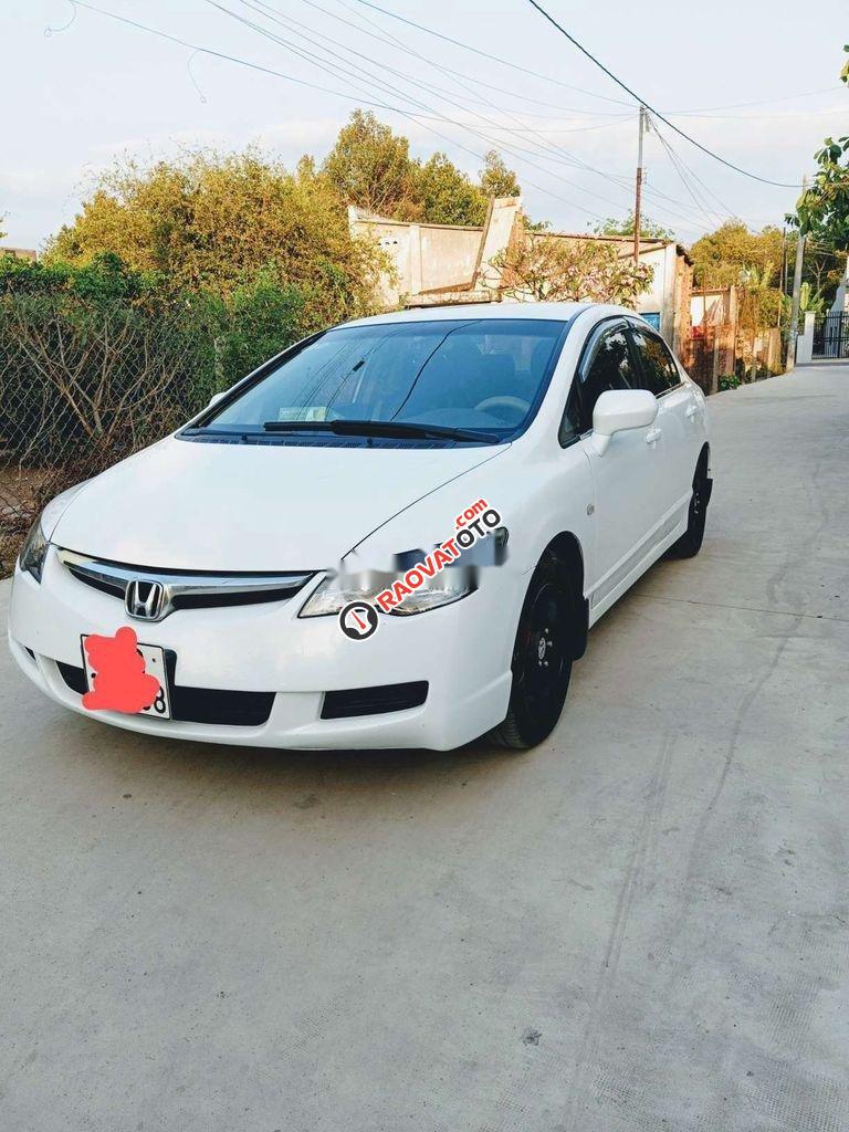 Cần bán gấp Honda Civic sản xuất năm 2007, màu trắng  -1