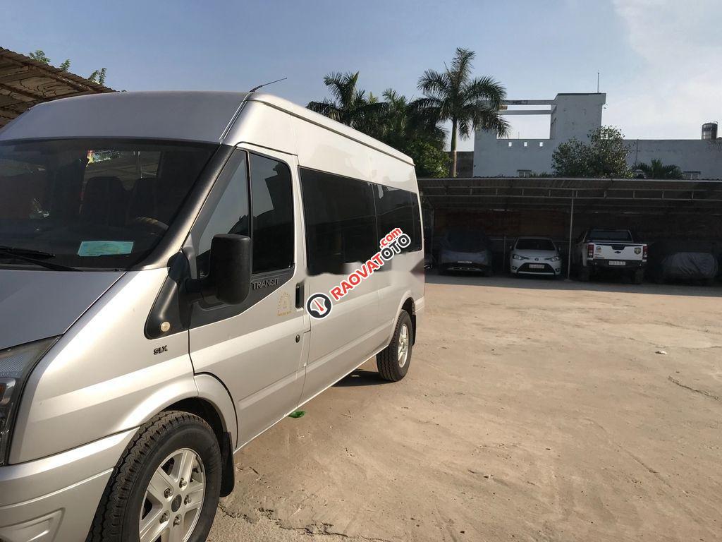 Cần bán Ford Transit Luxury năm 2014, màu bạc chính chủ-4