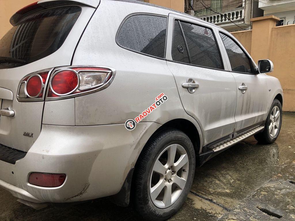 Bán Hyundai Santa Fe MLX 2008, màu bạc, xe nhập  -0