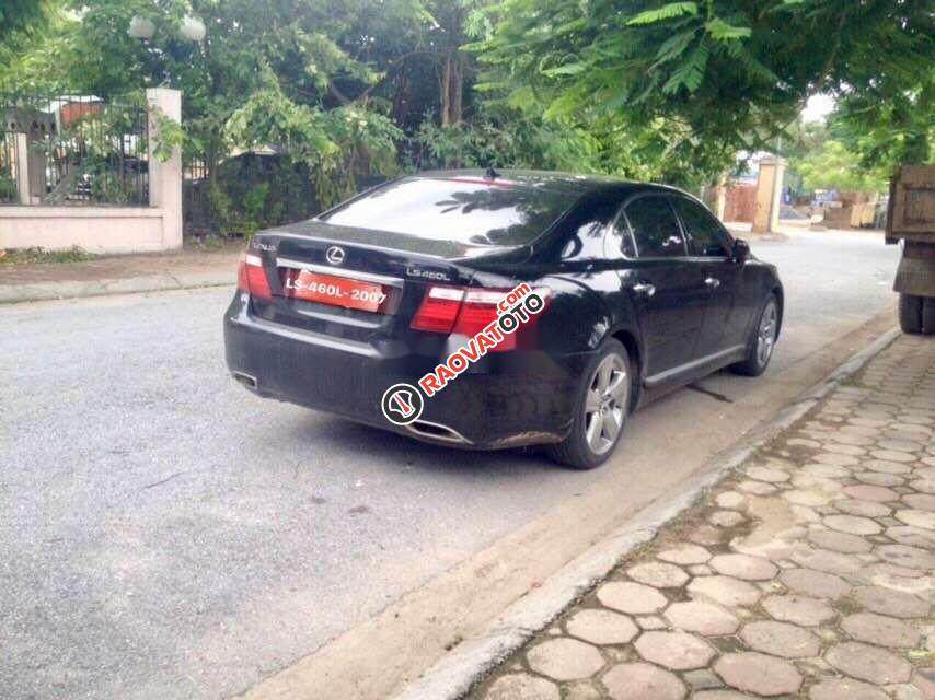 Cần bán lại xe Lexus LS460L năm 2007, màu đen, xe nhập-4