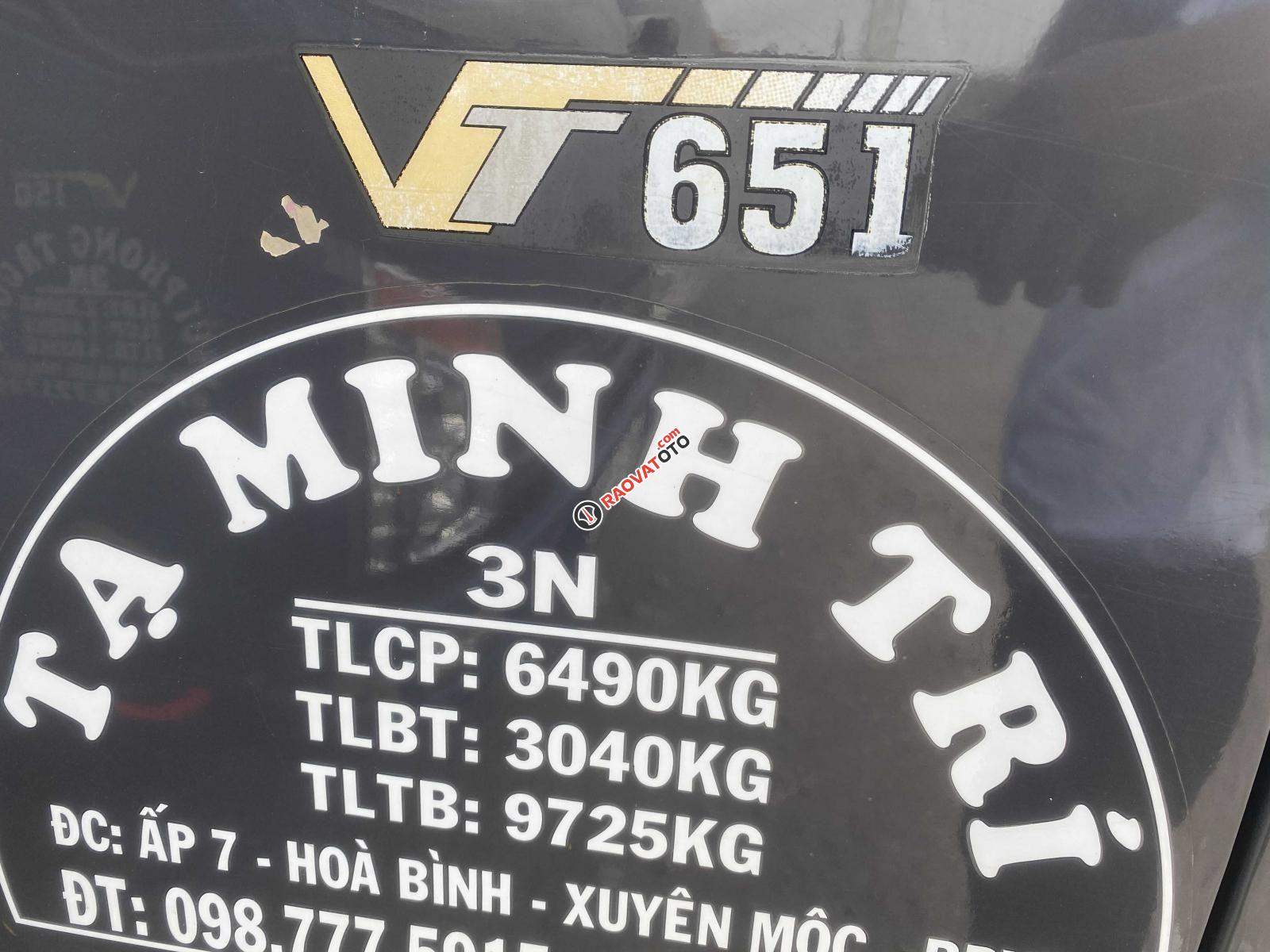 Bán đấu giá chiếc xe tải Veam VT651 đời 2016, màu đen, giá thấp-1