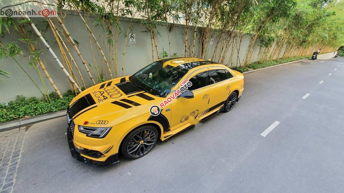 Bán Audi A4 2.0 TFSI đời 2017, màu vàng, xe nhập-0