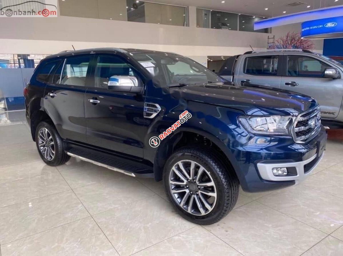 Bán Ford Everest Titanium 2.0L 4x2 AT 2020, màu xanh lam, nhập khẩu -3