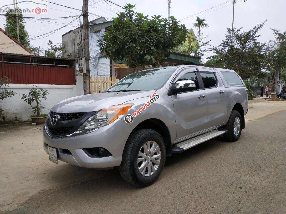 Bán Mazda BT 50 2.2L 4x2 AT 2015, màu bạc, xe nhập  -7