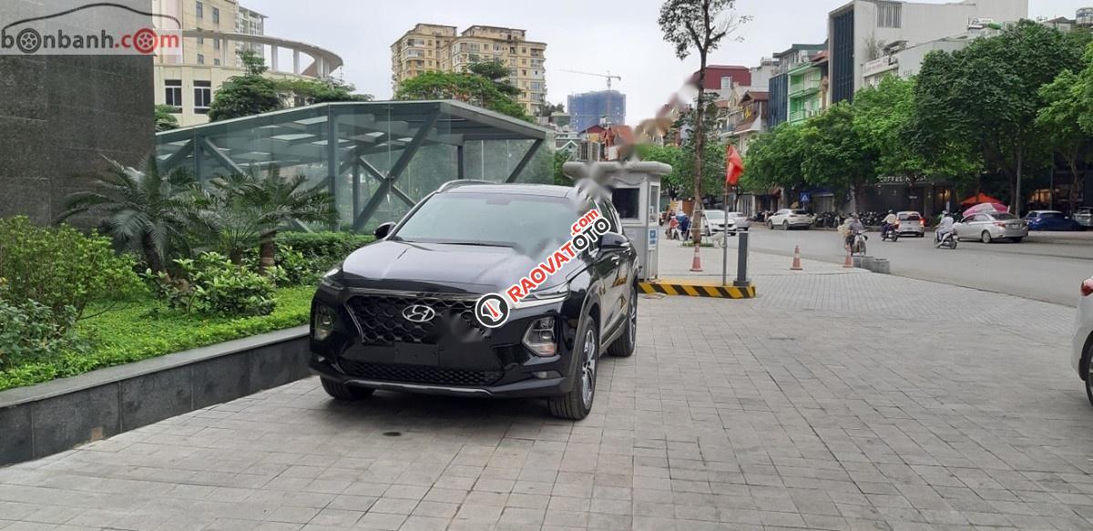 Bán ô tô Hyundai Santa Fe đời 2020, màu đen-1