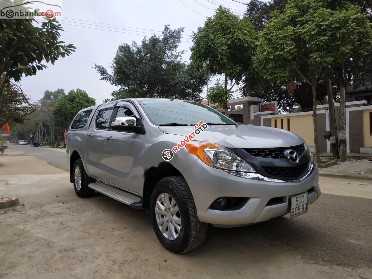 Bán Mazda BT 50 2.2L 4x2 AT 2015, màu bạc, xe nhập  -6