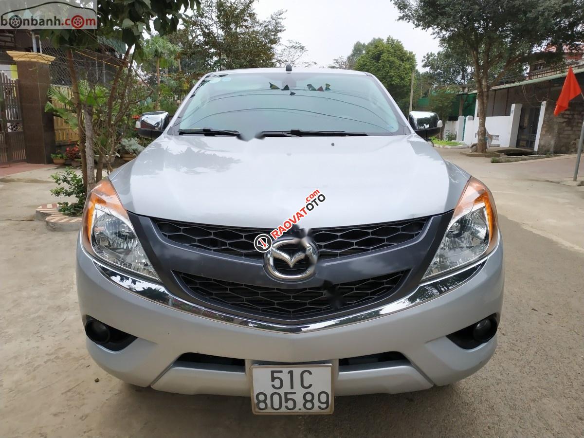 Bán Mazda BT 50 2.2L 4x2 AT 2015, màu bạc, xe nhập  -9