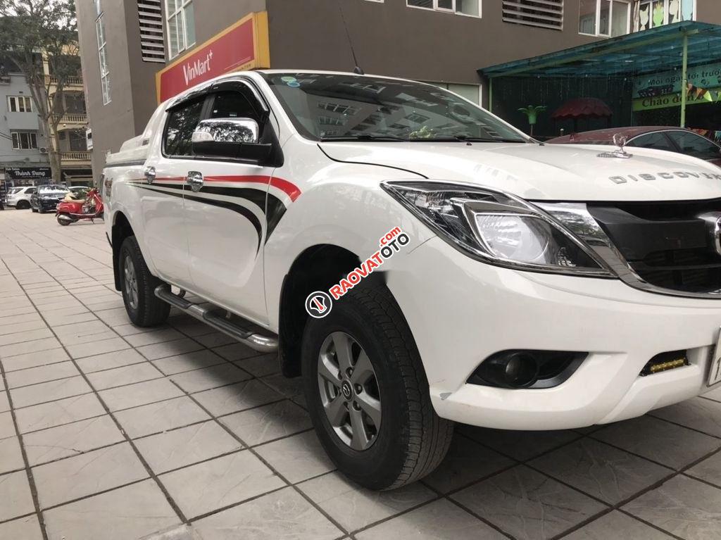 Bán Mazda BT 50 2.2MT sản xuất 2017, màu trắng, nhập khẩu nguyên chiếc số sàn, giá tốt-11