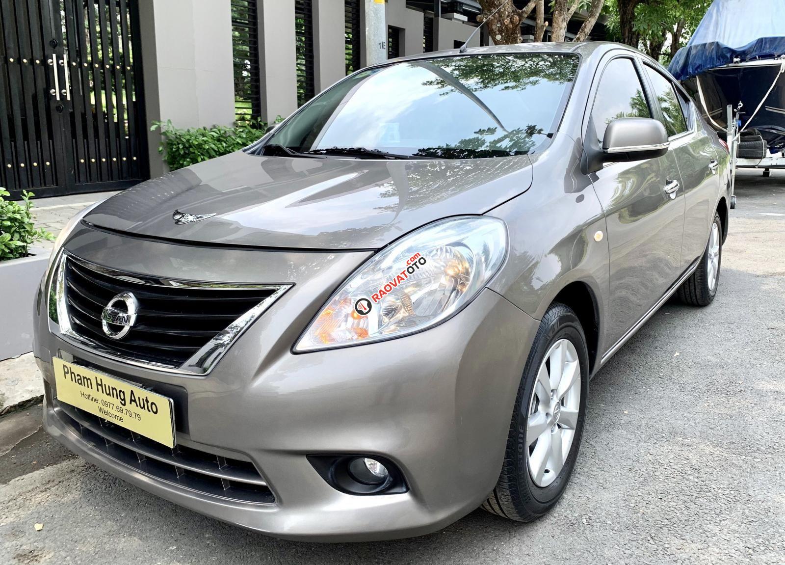 Cần bán lại xe Nissan Sunny sản xuất năm 2013, màu ghi xám, giá chỉ 345 triệu-1