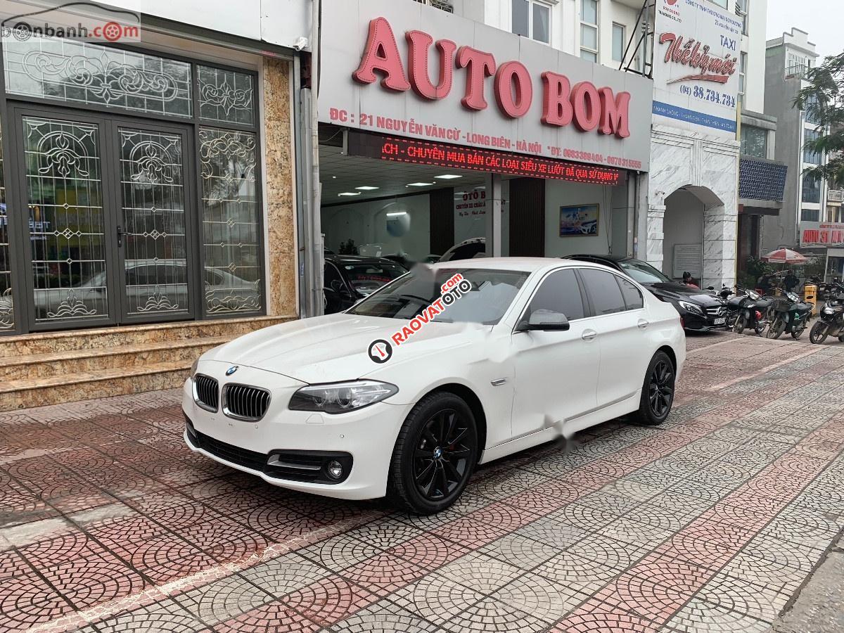 Cần bán lại xe BMW 5 Series 520i sản xuất 2016, màu trắng, nhập khẩu nguyên chiếc-0