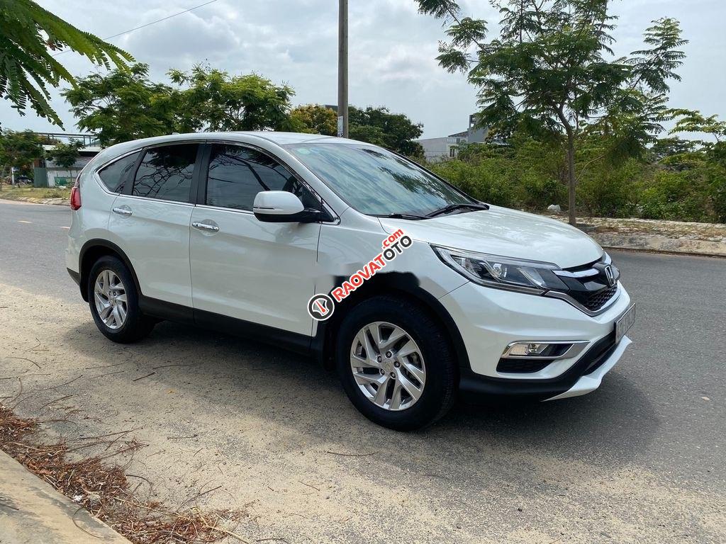 Xe Honda CR V năm 2014, màu trắng xe gia đình-1