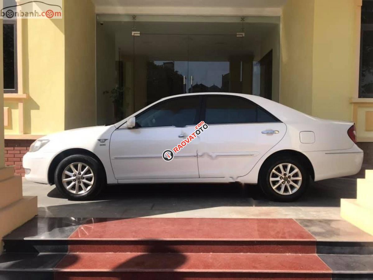 Cần bán gấp Toyota Camry 2.4 2003, màu trắng, giá tốt-7