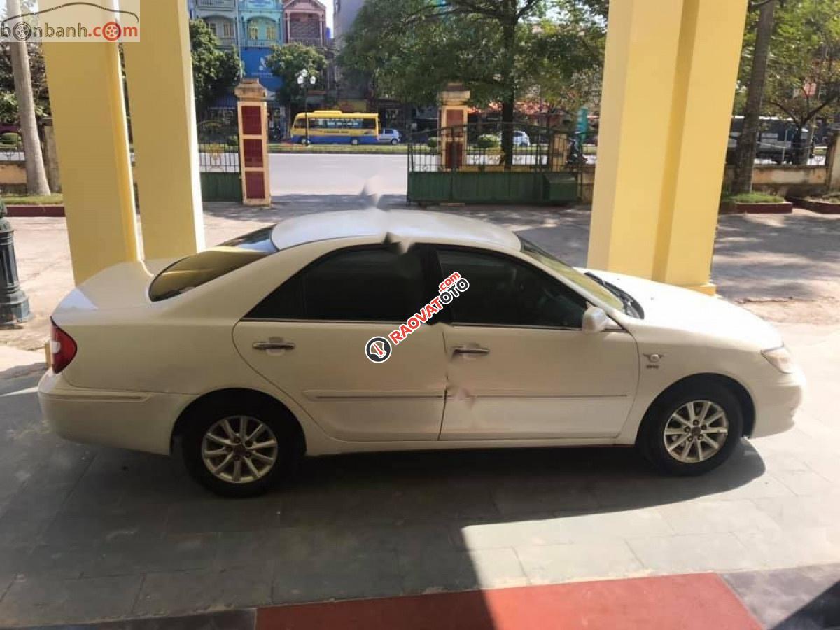 Cần bán gấp Toyota Camry 2.4 2003, màu trắng, giá tốt-8
