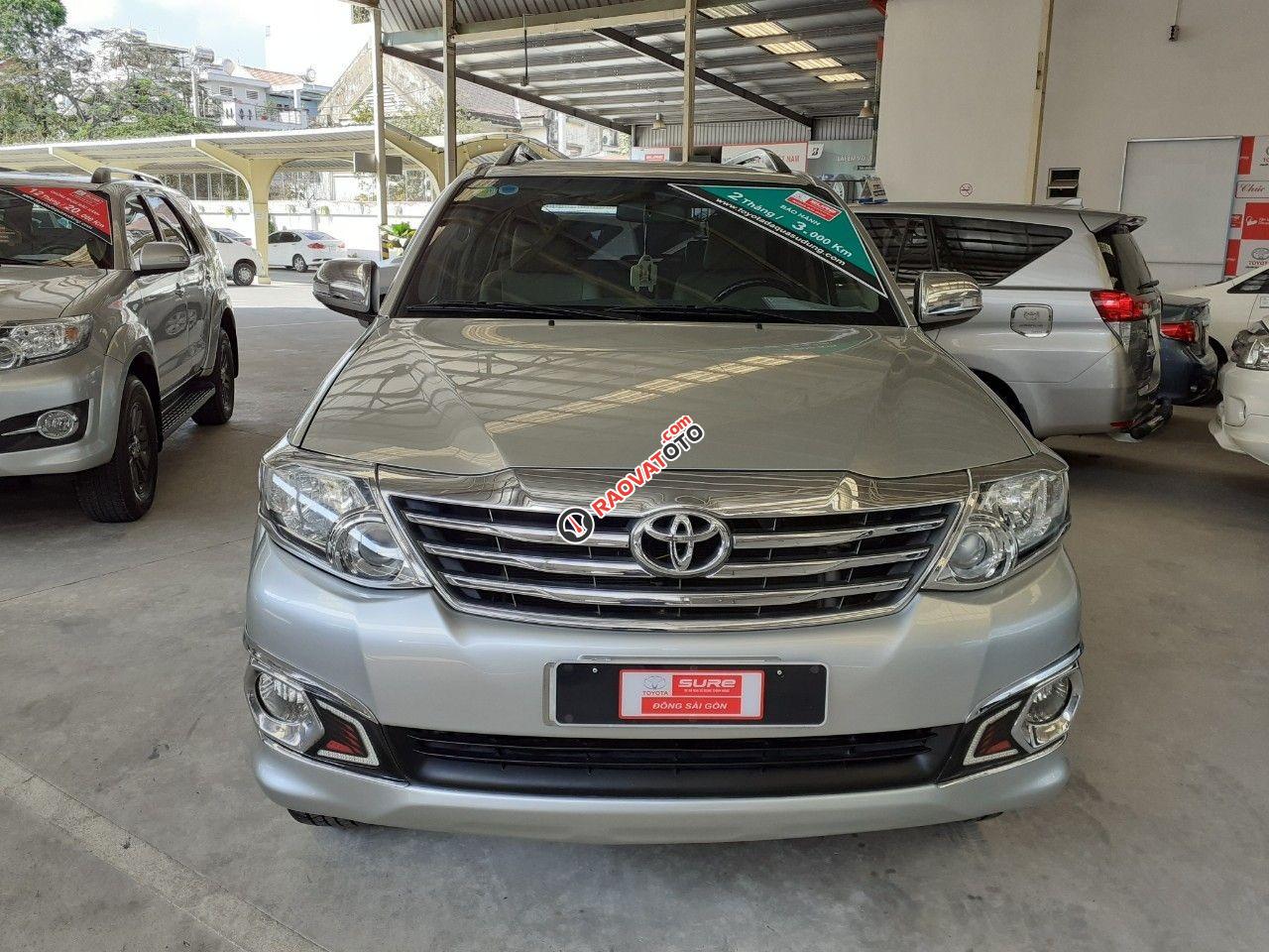Cần bán Toyota Fortuner 2.7V năm sản xuất 2013, màu bạc, 670tr-5