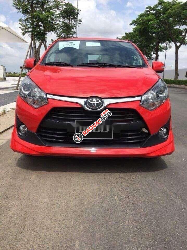 Bán Toyota Wigo sản xuất 2019, màu đỏ, nhập khẩu-0