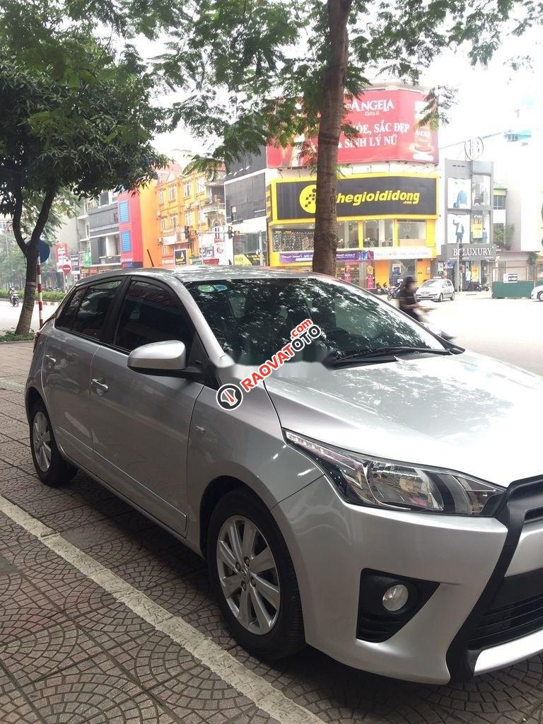 Bán Toyota Yaris đời 2015, màu bạc, nhập khẩu Thái -8