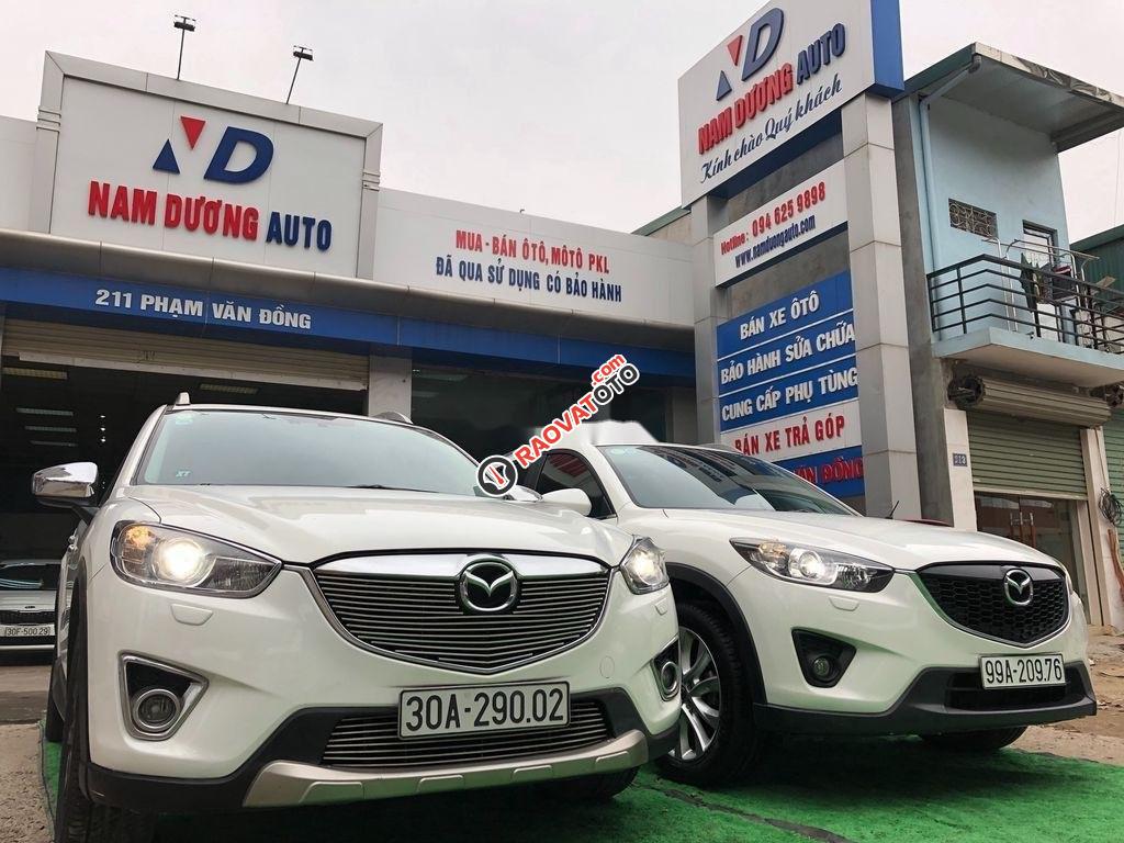 Bán Mazda CX 5 năm sản xuất 2013, màu trắng chính chủ-0