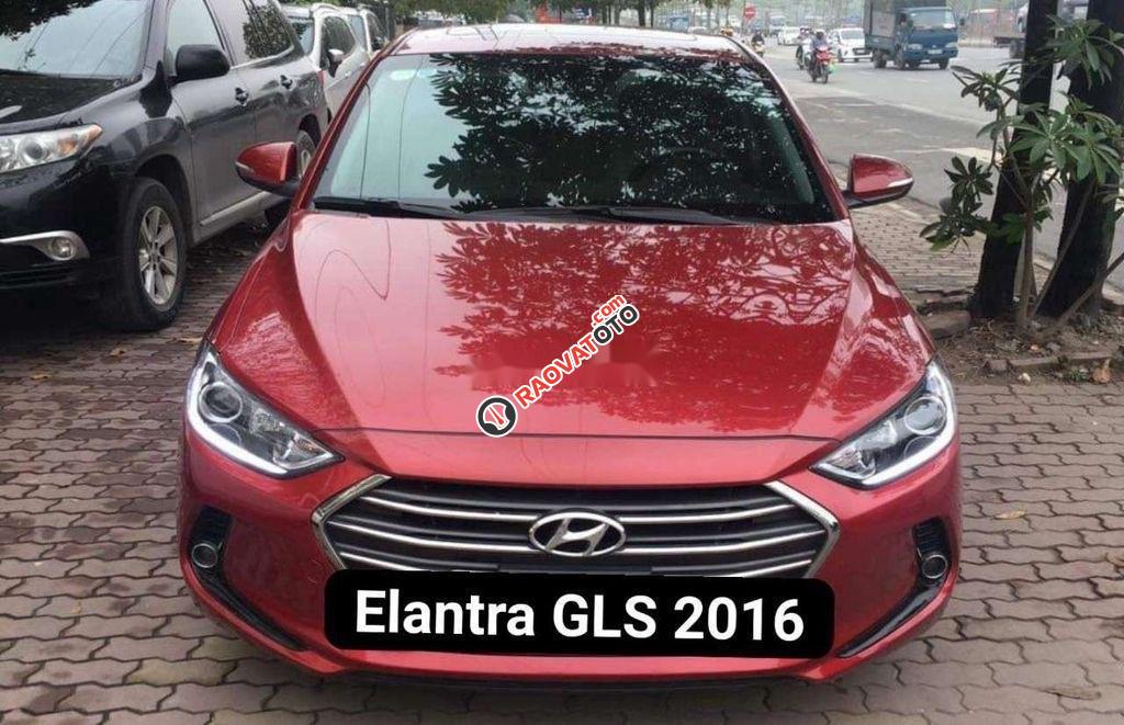 Cần bán gấp Hyundai Elantra sản xuất 2016, màu đỏ chính chủ-7