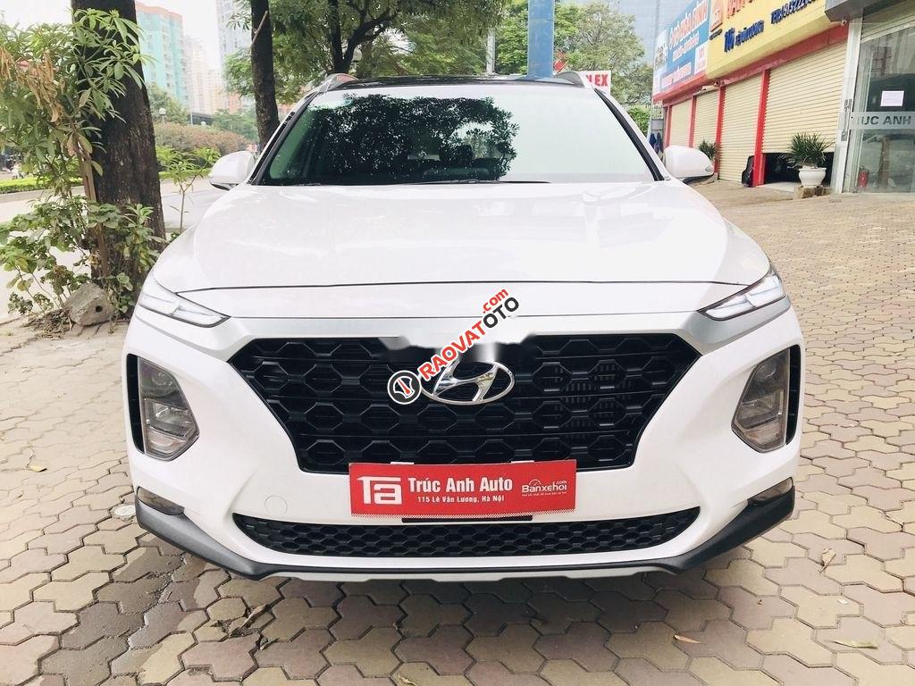 Cần bán Hyundai Santa Fe đời 2019, màu trắng-0