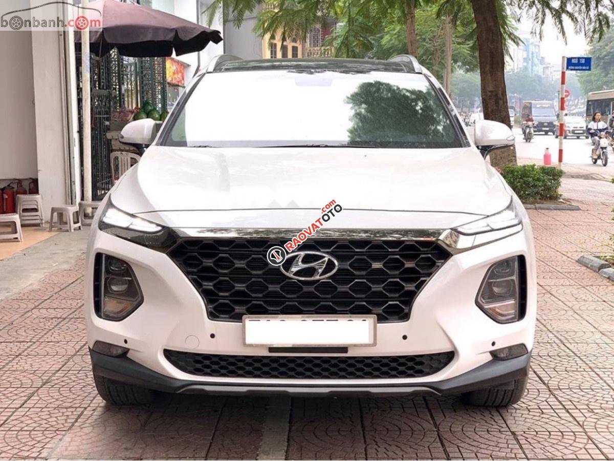 Cần bán xe Hyundai Santa Fe 2.4 Premium 2019, màu trắng như mới-6