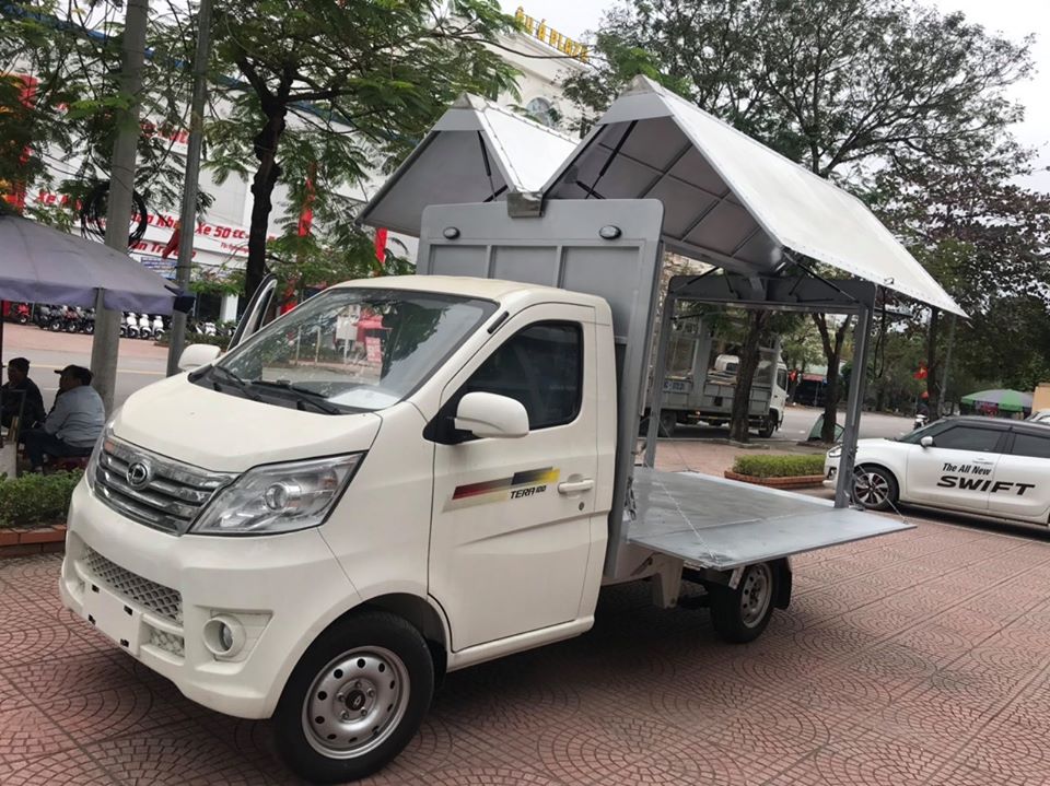 Teraco Quảng Ninh - Xe tải 9 tạ Teraco T100 máy Mitsubishi tại Quảng Ninh được bán trả góp-0