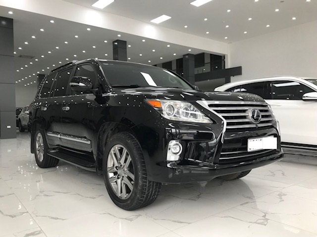 Bán xe Lexus LX570 bản Mỹ màu đen, sản xuất 2014, xe rất mới-2