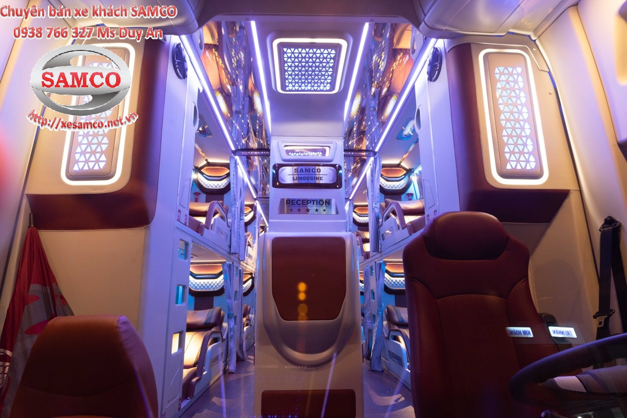 Bán xe khách Samco Primas Limousine 34 giường nằm cao cấp, động cơ Hyundai 380PS-6
