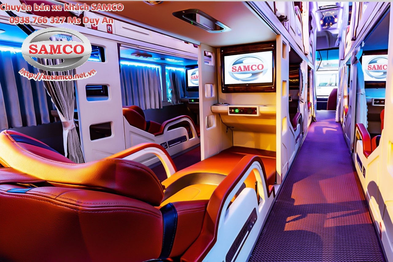 Bán xe khách Samco Primas Limousine 34 giường nằm cao cấp, động cơ Hyundai 380PS-8