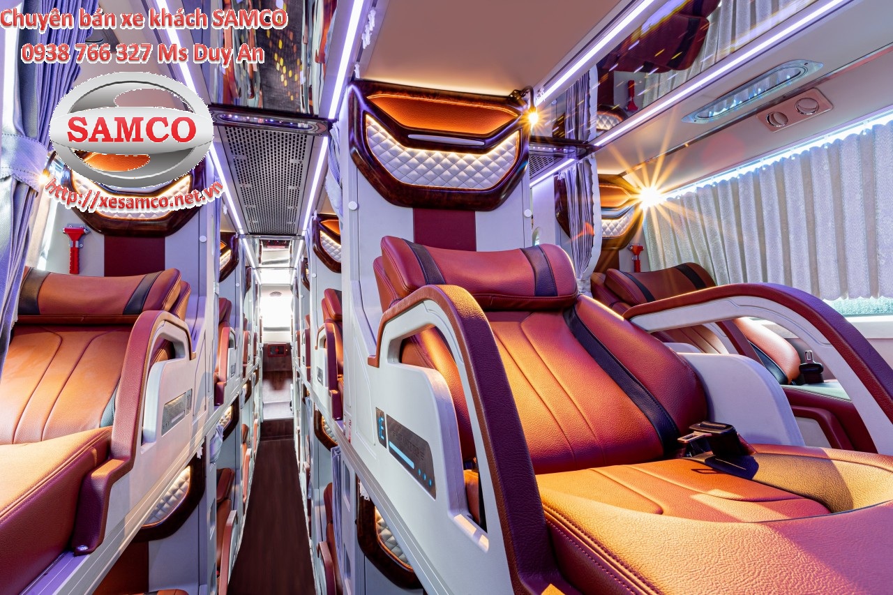 Bán xe khách Samco Primas Limousine 34 giường nằm cao cấp, động cơ Hyundai 380PS-10