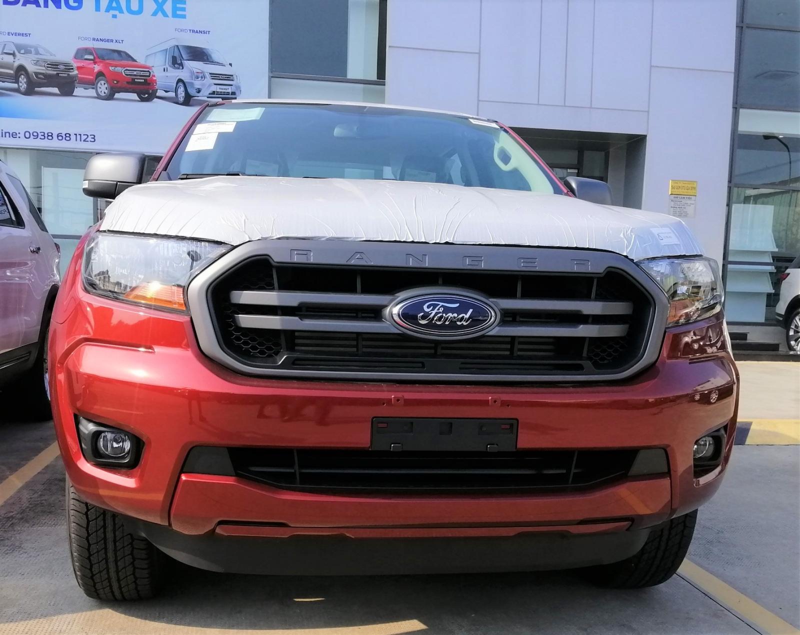 Cần bán xe Ford Ranger XLS AT đời 2020, màu đỏ, nhập khẩu-4