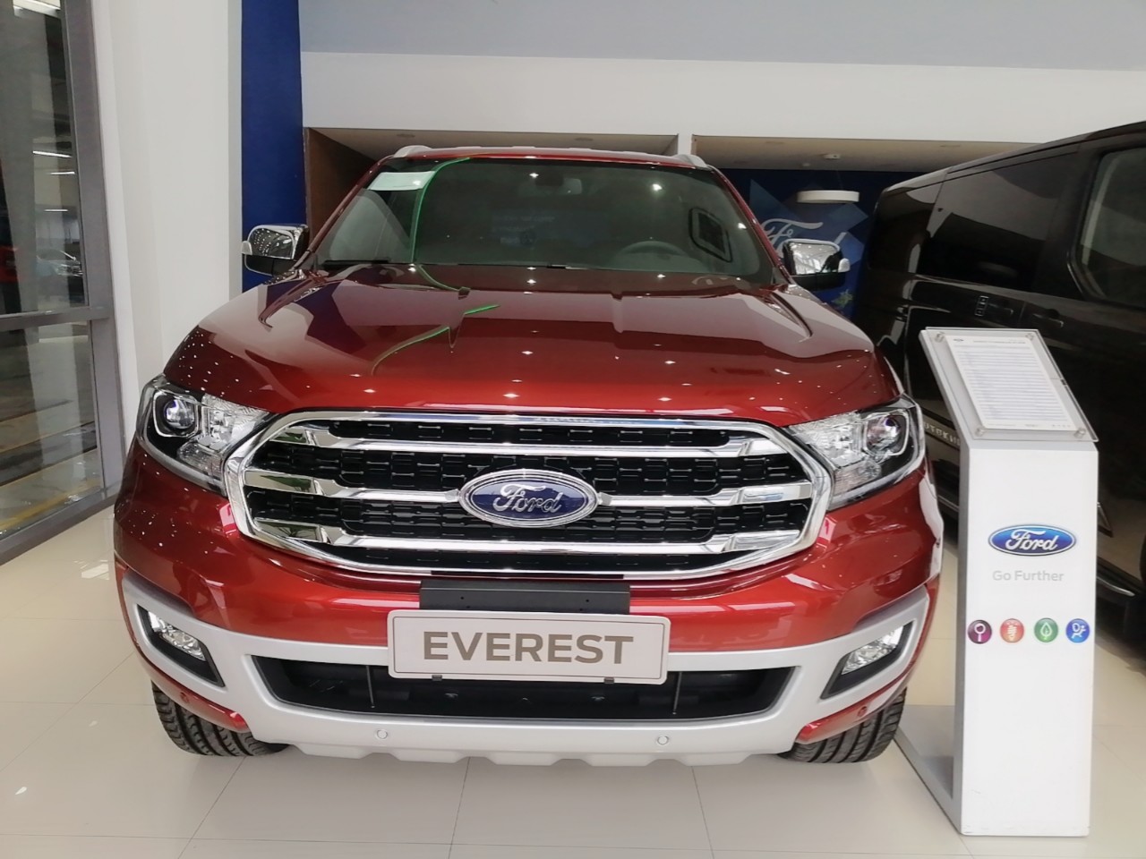 Cần bán Ford Everest Titanium 4x2 2020, màu đỏ, nhập khẩu-0