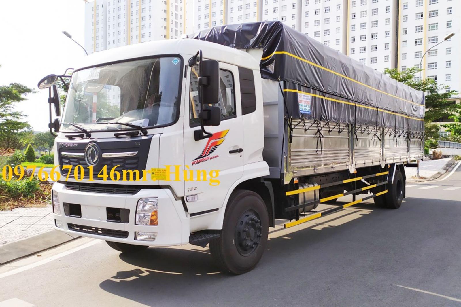 Xe tải Dongfeng 8T thùng kín dài 9m5, giá tốt, ngân hàng hỗ trợ 75%-1