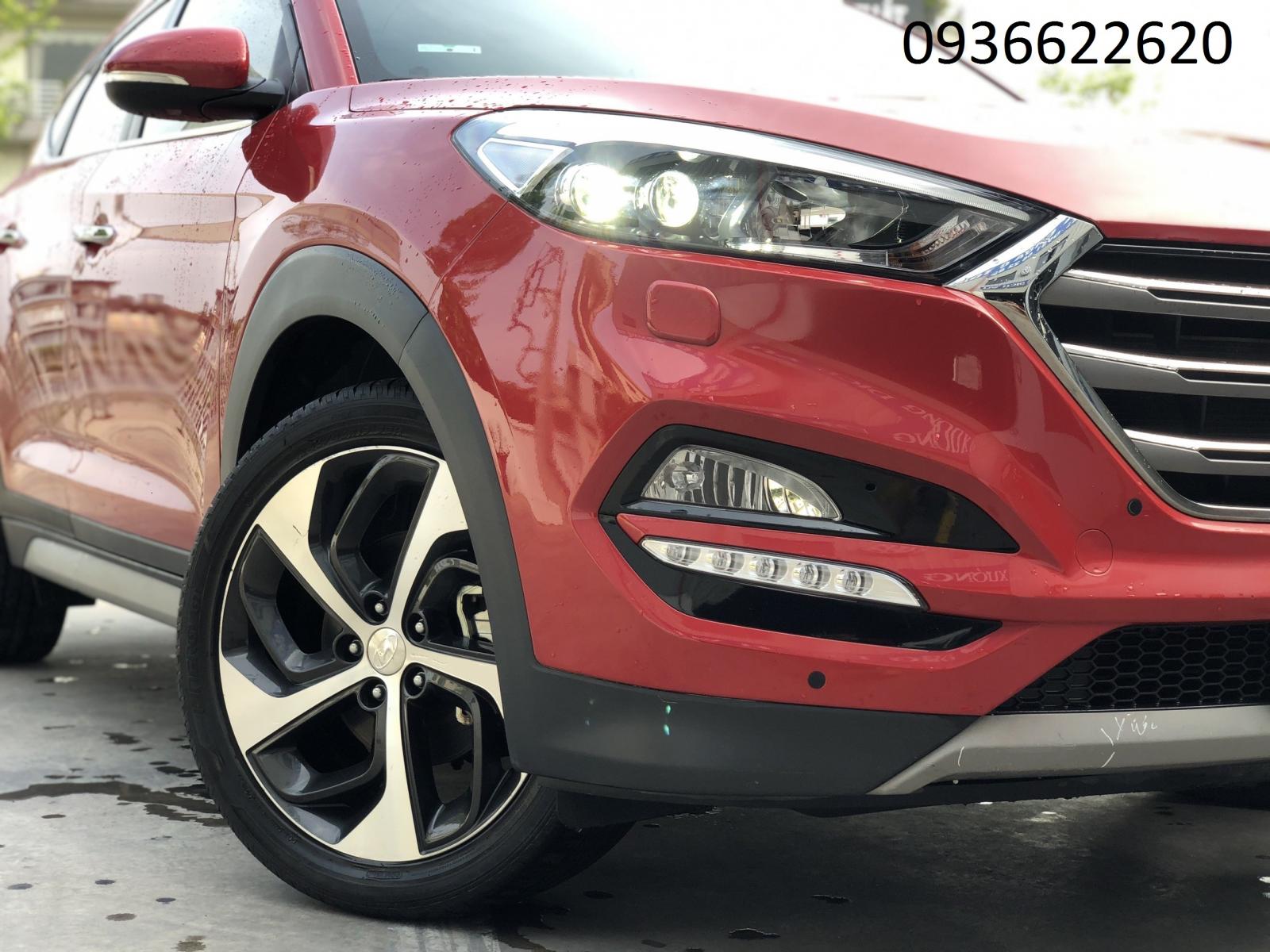 Cần bán xe Hyundai Tucson 1.6 turbo 2018, màu đỏ-6