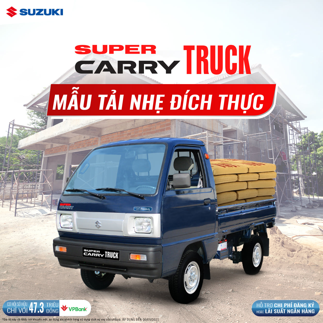 Suzuki Carry Truck 500kg Khuyến mãi mùa dịch lên tới 30tr-0