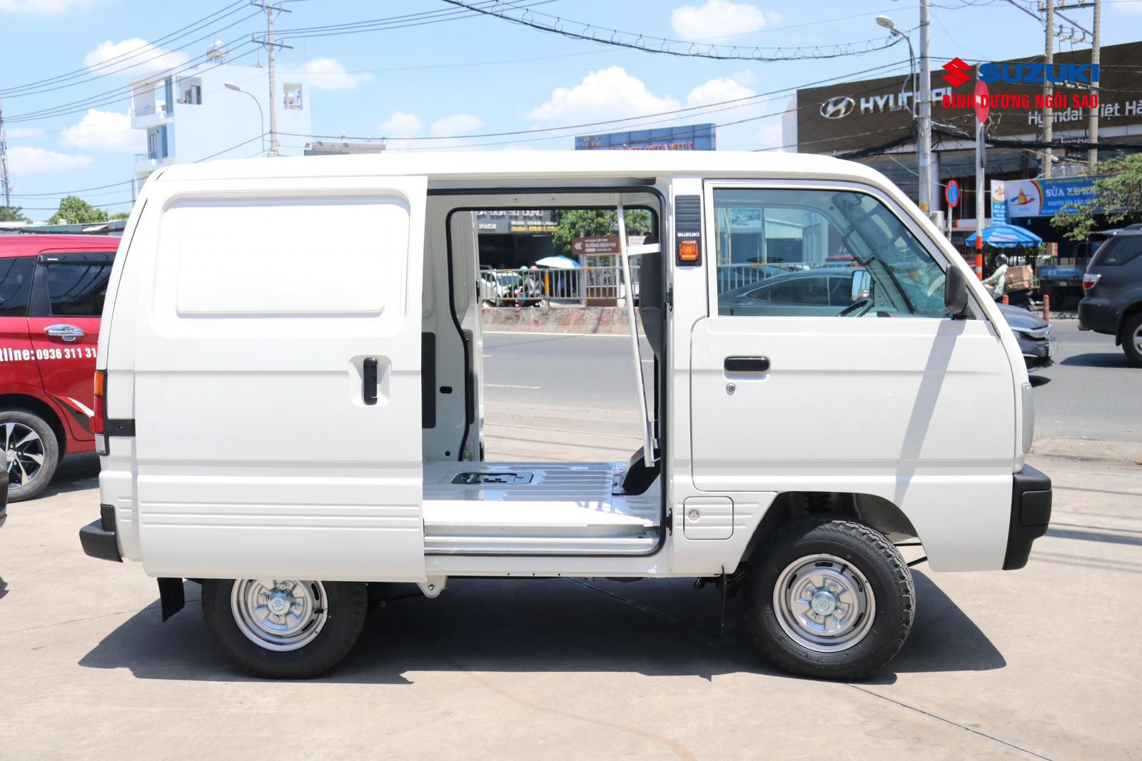 Bán xe Suzuki Supper Carry Van đời 2021, màu trắng-4