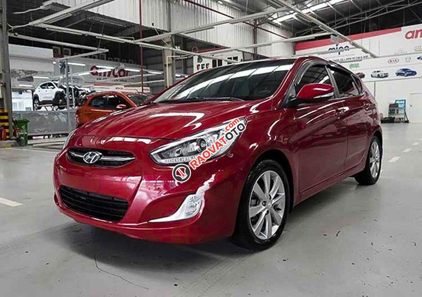 Bán Hyundai Accent 1.4 AT đời 2015, màu đỏ, nhập khẩu nguyên chiếc, 415tr-4