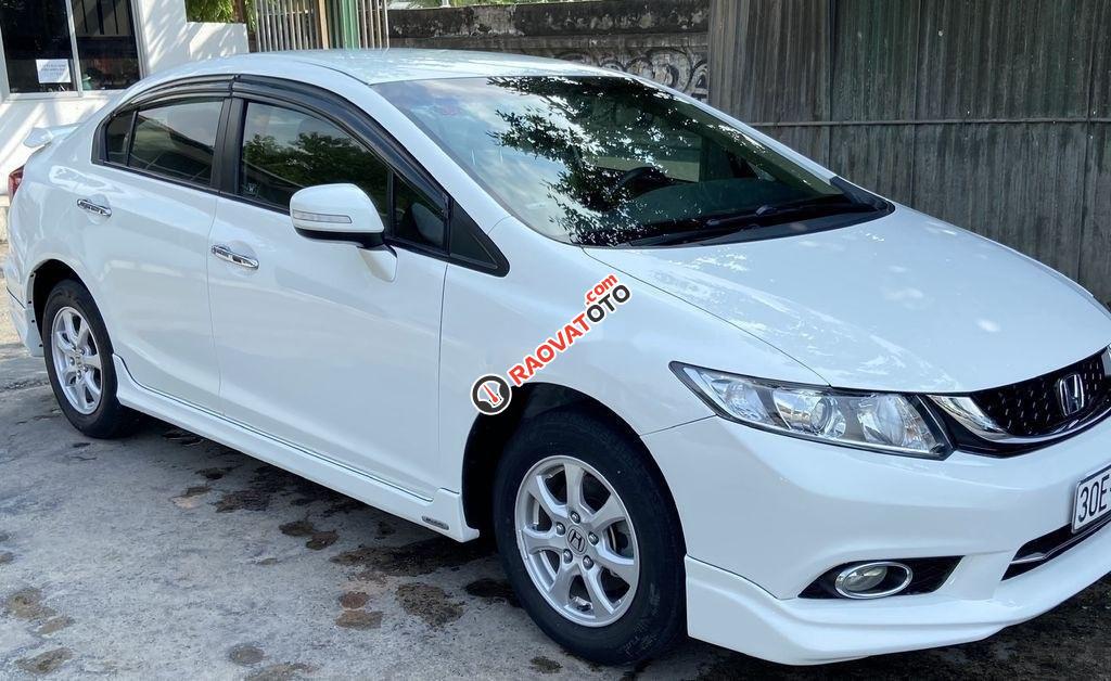 Cần bán gấp Honda Civic 1.8AT 2016, màu trắng, 485 triệu-1