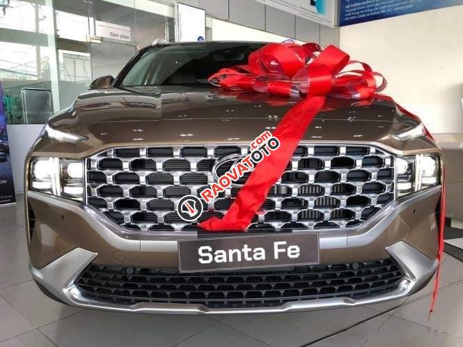 Bán ô tô Hyundai Santa Fe 2021, màu nâu-3