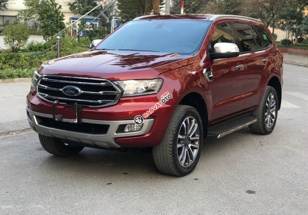 Bán Ford Everest 2.0L 2018, màu đỏ, xe nhập còn mới, 990tr-0