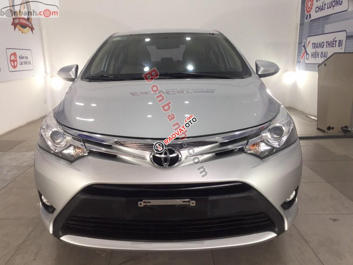 Bán Toyota Vios 1.5G năm 2017, màu bạc như mới-6